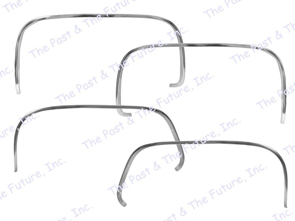 1988~1991 Chevy Truck Blazer Wheel Well Opening Molding Front+Rear+Right+Left 