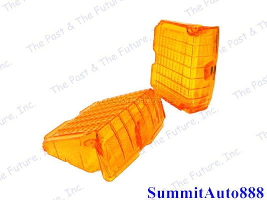 1972 Chevy El Camino Park Parking Lamp Light Lens - Amber - Pai /2 PCS ELPL72-2
