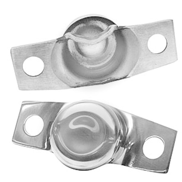 1966~77 Ford Bronco Tailgate Trunnions Hinges Stainless Steel Pair Dynacorn