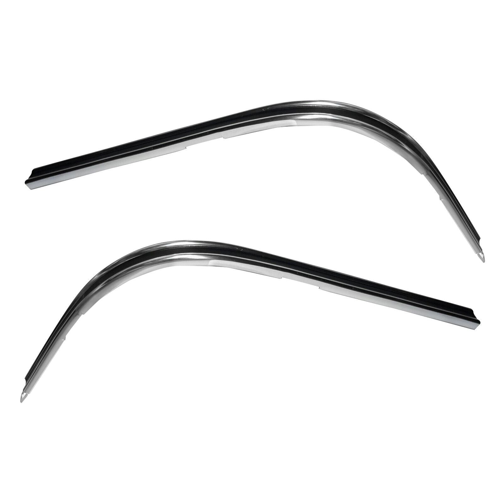 1966 Impala Quarter Panel Rear Wrap Around Molding Pair RH+LH Aluminum New Dii