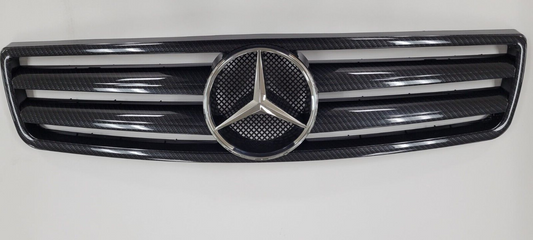 W140 S MODEL 92-95, CL TYPE GRILLE CARBON FIBER LOOK