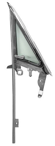 VENT WINDOW ASSY LH 1968 MUSTANG/COUGAR CLEAR GLASS