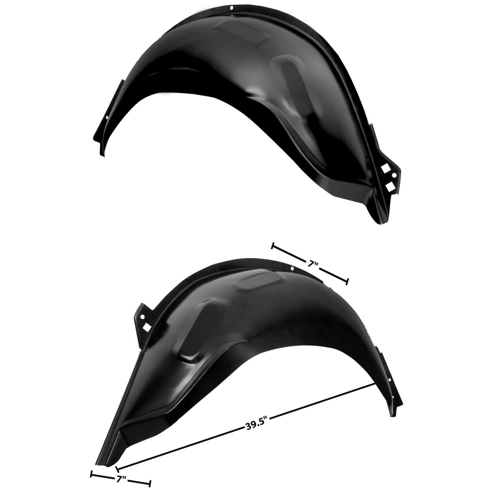 1981~1988 Chevy Monte Carlo Wheelhouse Inner Pair Right & Left EDP Steel Dii