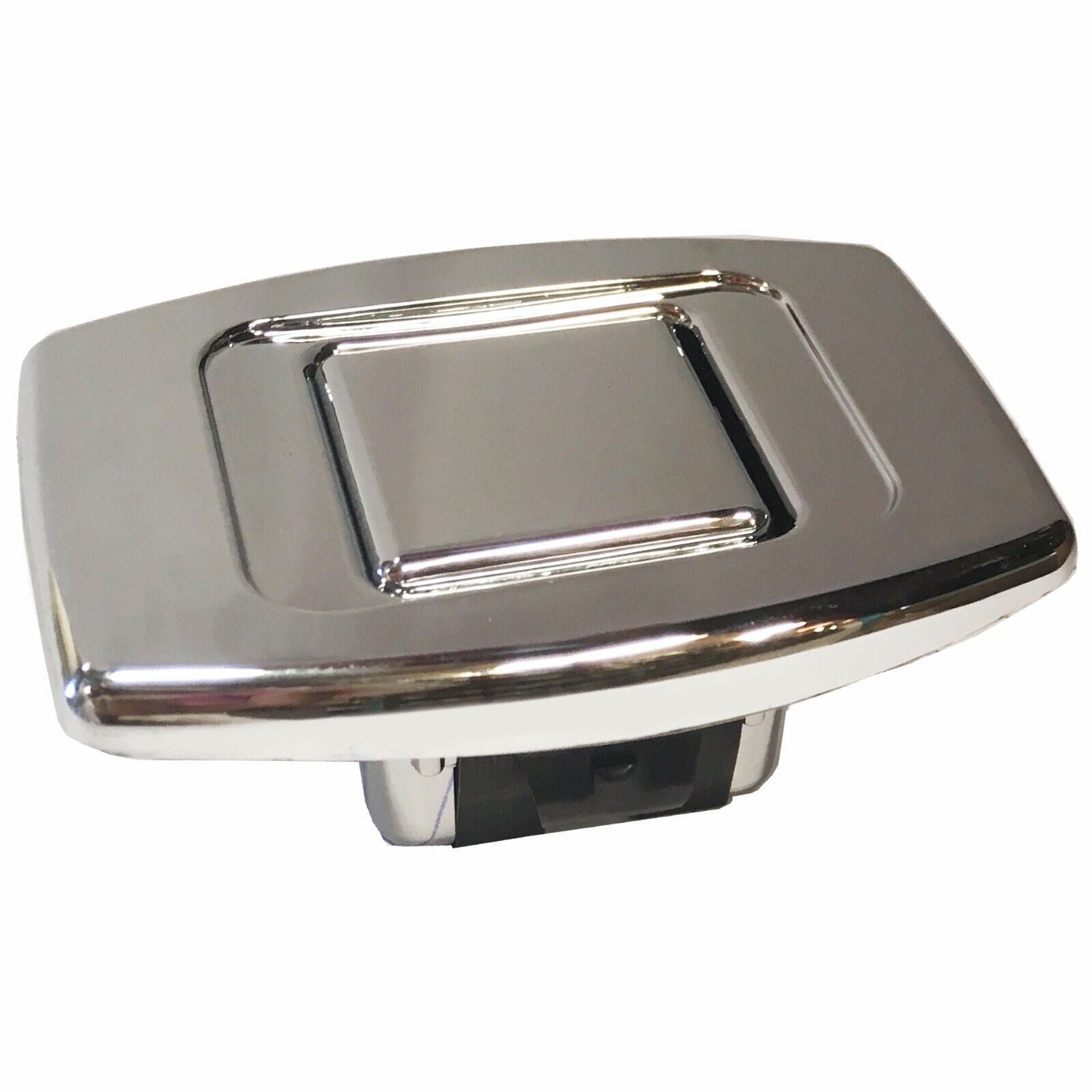 1969~1972 Chevelle Bucket Seat Back Push Release Button Chrome Plastic Dynacorn