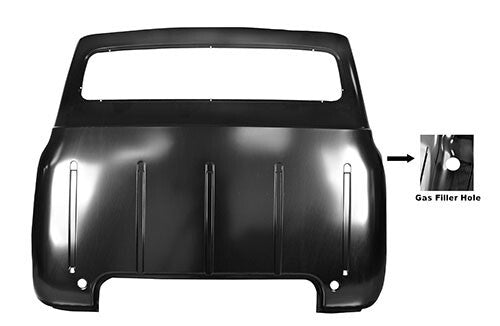 CAB BACK PANEL 1956 FORD TRUCK (SMALL WINDOW) W/ GAS HOLE