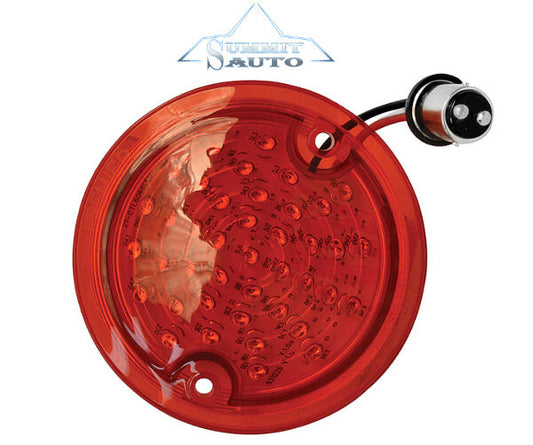 1960-1966 Chevy Pickup Truck LED Tail Lamp Light - Red Lens / 41 LED - Stepside