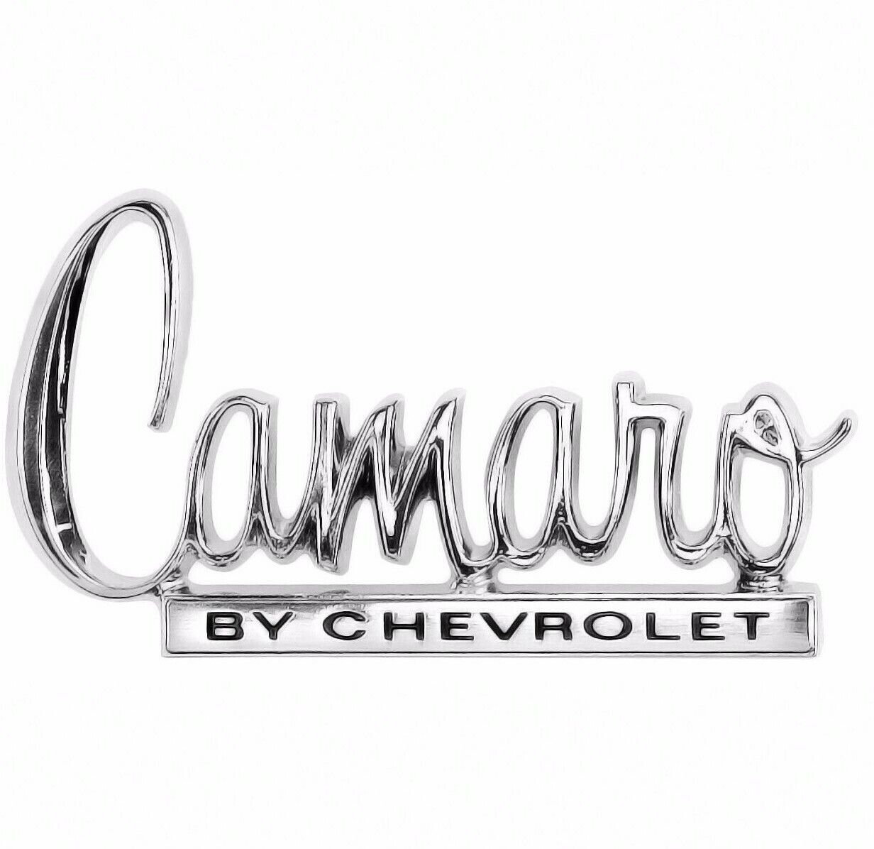 1970 70 Chevy Camaro Trunk Emblem Chrome - Camaro by Chevrolet Dynacorn 