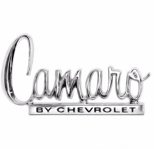 1970 70 Chevy Camaro Trunk Emblem Chrome - Camaro by Chevrolet Dynacorn 