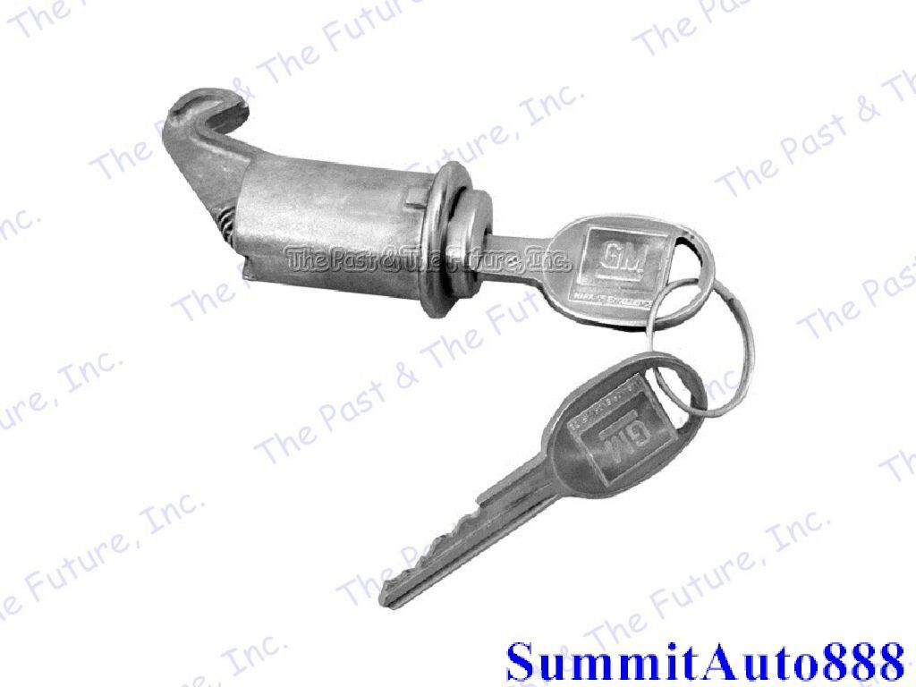 62 63 64 65 Chevy Nova Glove Box Lock - Later Style - Round Head Key NOLS6265-1