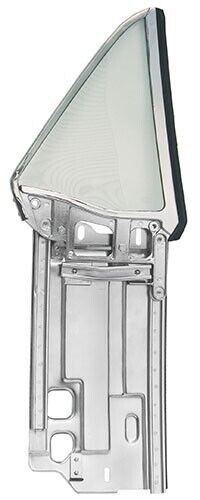 QUARTER VENT WINDOW ASSY LH 1967-68 MUSTANG  CPE CLEAR GLASS