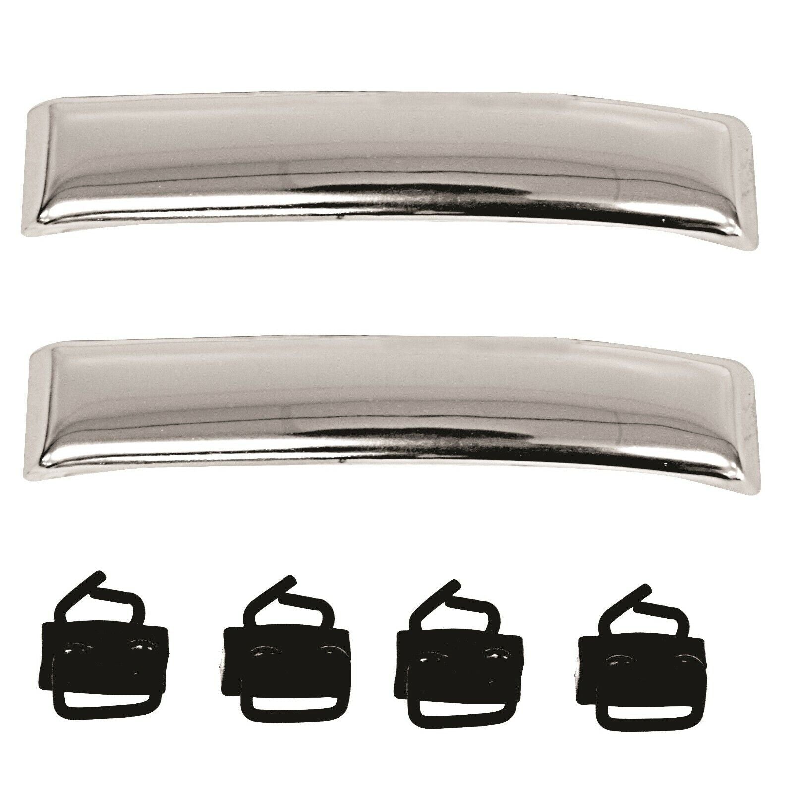 1962~1266 Chevy Pickup Truck Cab Molding Lower Pair Right+Left Side w/Clips 