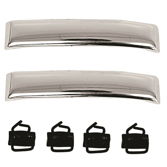 1962~1266 Chevy Pickup Truck Cab Molding Lower Pair Right+Left Side w/Clips 