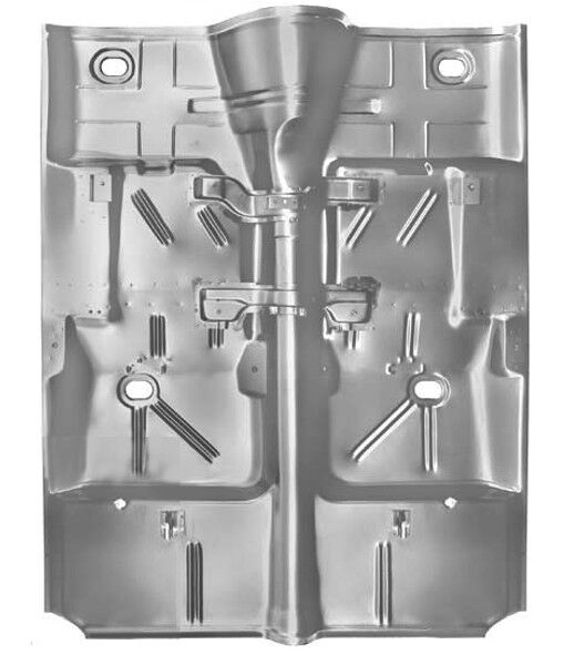 1962~1967 ChevyII Nova Floor Pan Complete Full Weld Through Primer Metal