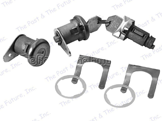 61 62 63 64  Impala Ignition & Door Lock Kit w/ Flat Pawl - Original IMLS6164-1