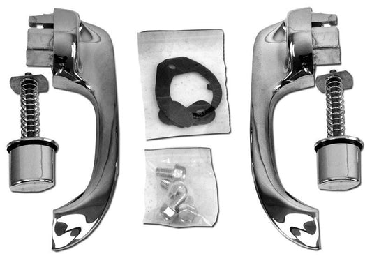 DOOR HANDLE ASSEMBLY OUTSIDE 1967-1969 PAIR W/WASHERS & SCREWS CAMARO/FIREBIRD
