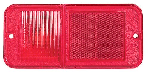 REAR MARKER LENS RED LED W/O CHROME TRIM 1968-72 CHEVROLET