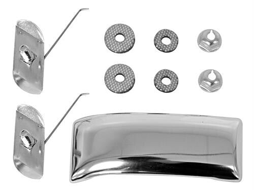 UPPER LH CAB MOLDING 1962-66 CHEVY TRUCK W/CLIPS