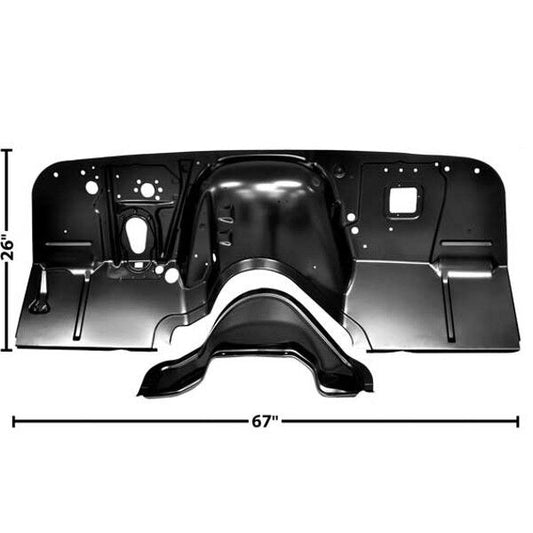 1960 61 62 Chevy Pickup Truck NEW Firewall 2 Piece Design EDP Coated Dynacorn