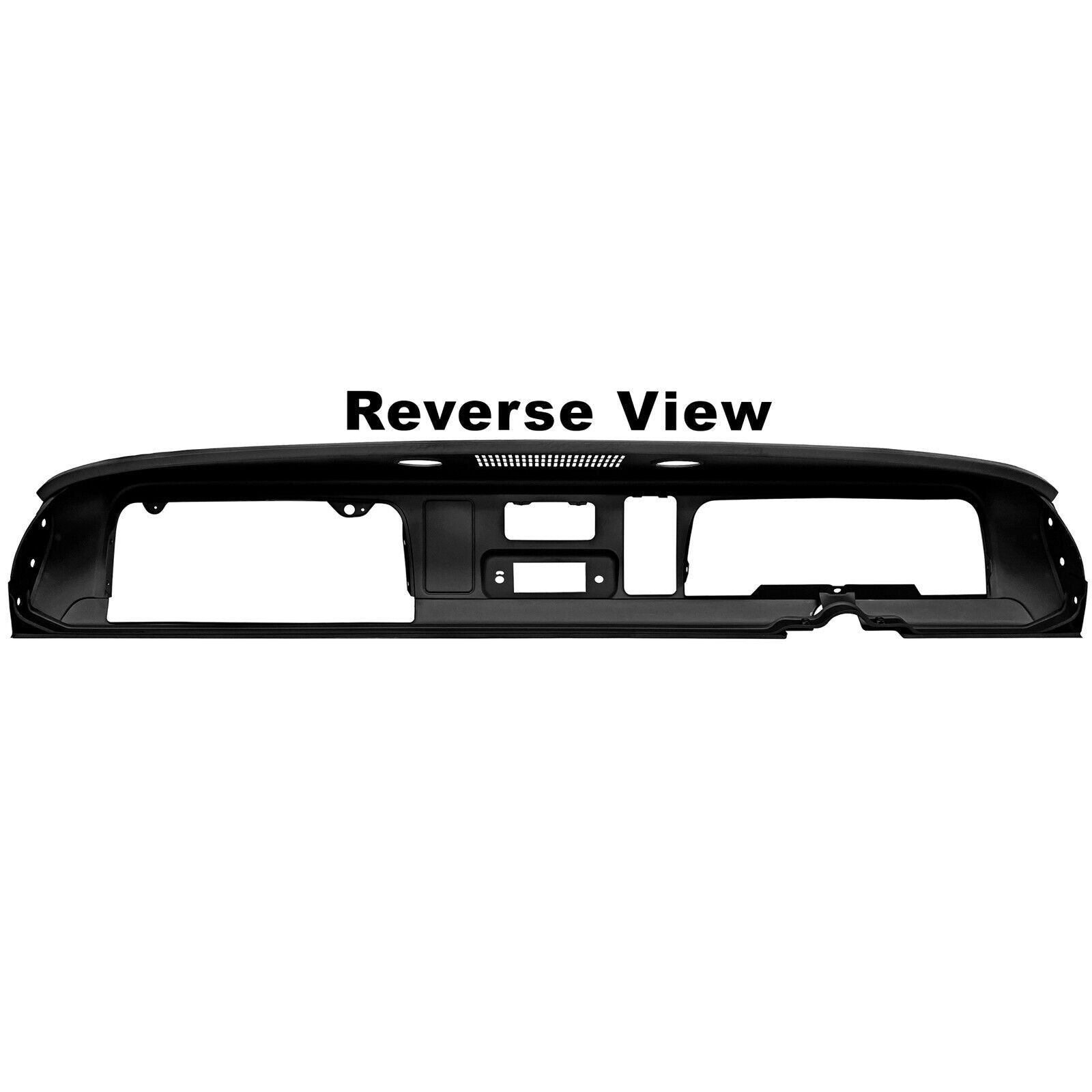 1964 1965 1966 Chevy Pickup PU Truck Dash Panel Black EDP Coated Steel Dynacorn