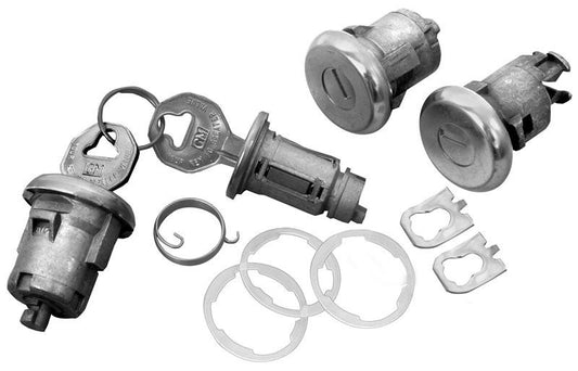 LOCK KIT,IGNITION,DOORS,&TRUNK 1962 PONTIAC GTO/LEMANS (ORIGINAL STYLE)