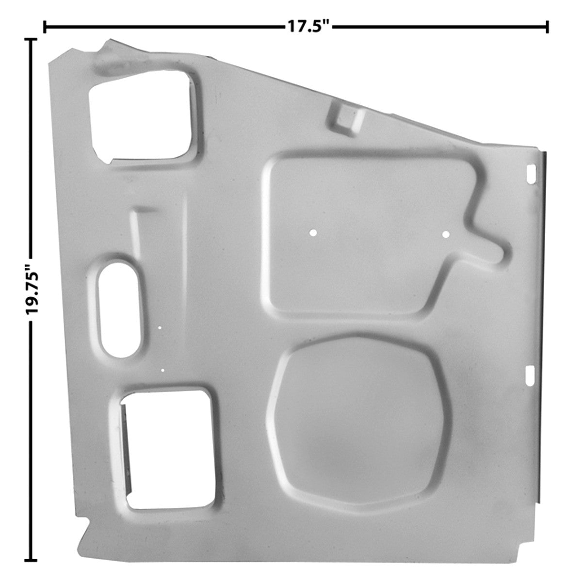 1967 1968 Ford Mustang Cowl Pillar / Kick Panel Left Side Weld Through Primer