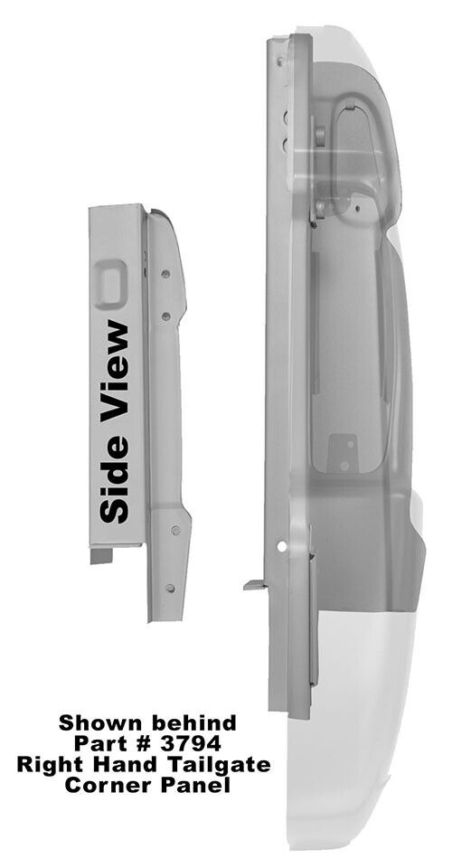 BED STAKE CORNER RH 1966-77 BRONCO