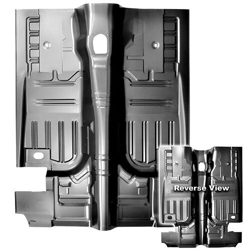FLOOR PAN COMPLETE 1971-73 CP/FB MUSTANG/COUGAR W/SEAT PLATFORMS