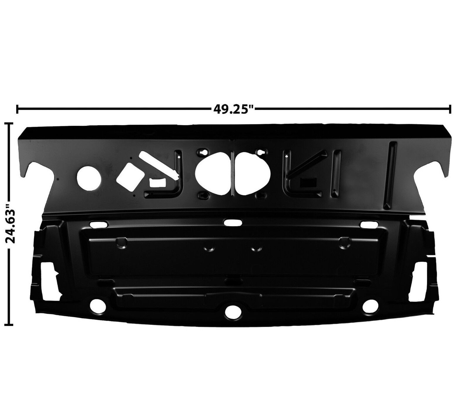1966~1967 Chevelle Seat Divider Rear Deck Package Tray Assembly EDP Dynacorn