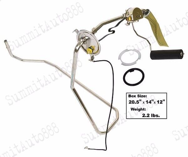 76 77 78 79 80 81 Camaro Firebird Nova FUEL SENDING UNIT 3/8" STAINLESS