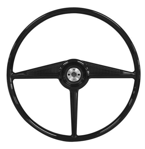 TRUCK STEERING WHEEL 1953-55 FORD TRUCK BLACK 18"