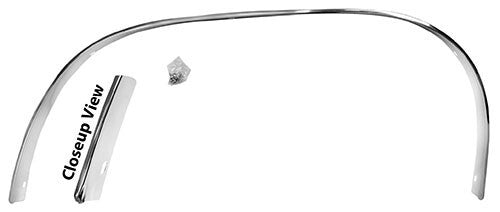 WHEEL OPENING MOLDING RH REAR 1967 EL CAMINO