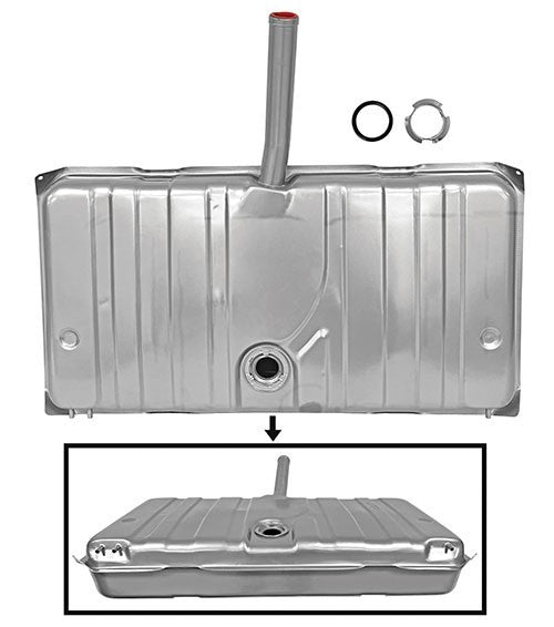 FUEL GAS TANK W/ECC 1970-72 CHEVROLET NOVA W/GASKET & RING 16 GAL
