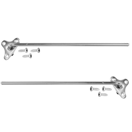 1954 1955 1st Series Chevy Pickup Truck Sun Visor Brackets Pair w/ Hardware Dii