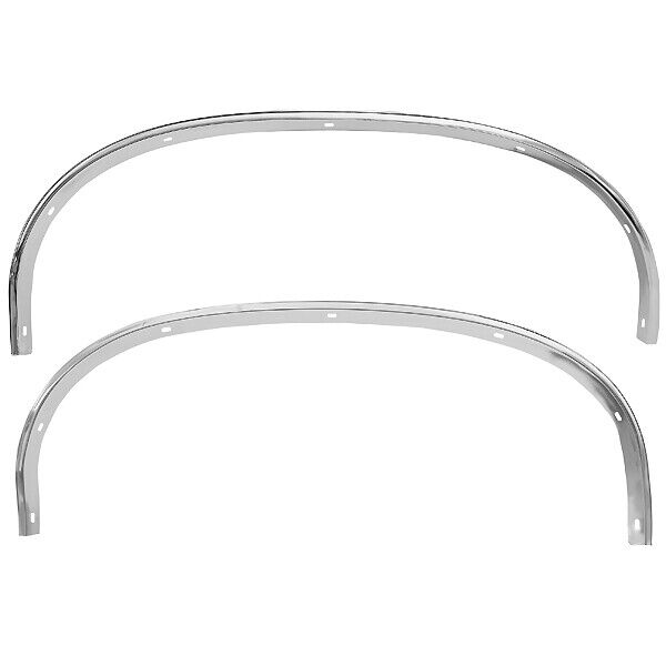 1968 69 70 71 72 Nova Rear Wheel Well Opening Molding Pair Right & Left Side Dii