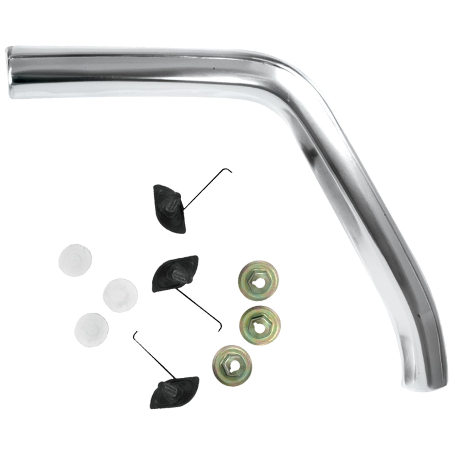 1971-74 Challenger Rear Tail Corner 1/4 Extension Molding w/ Clips Right Side