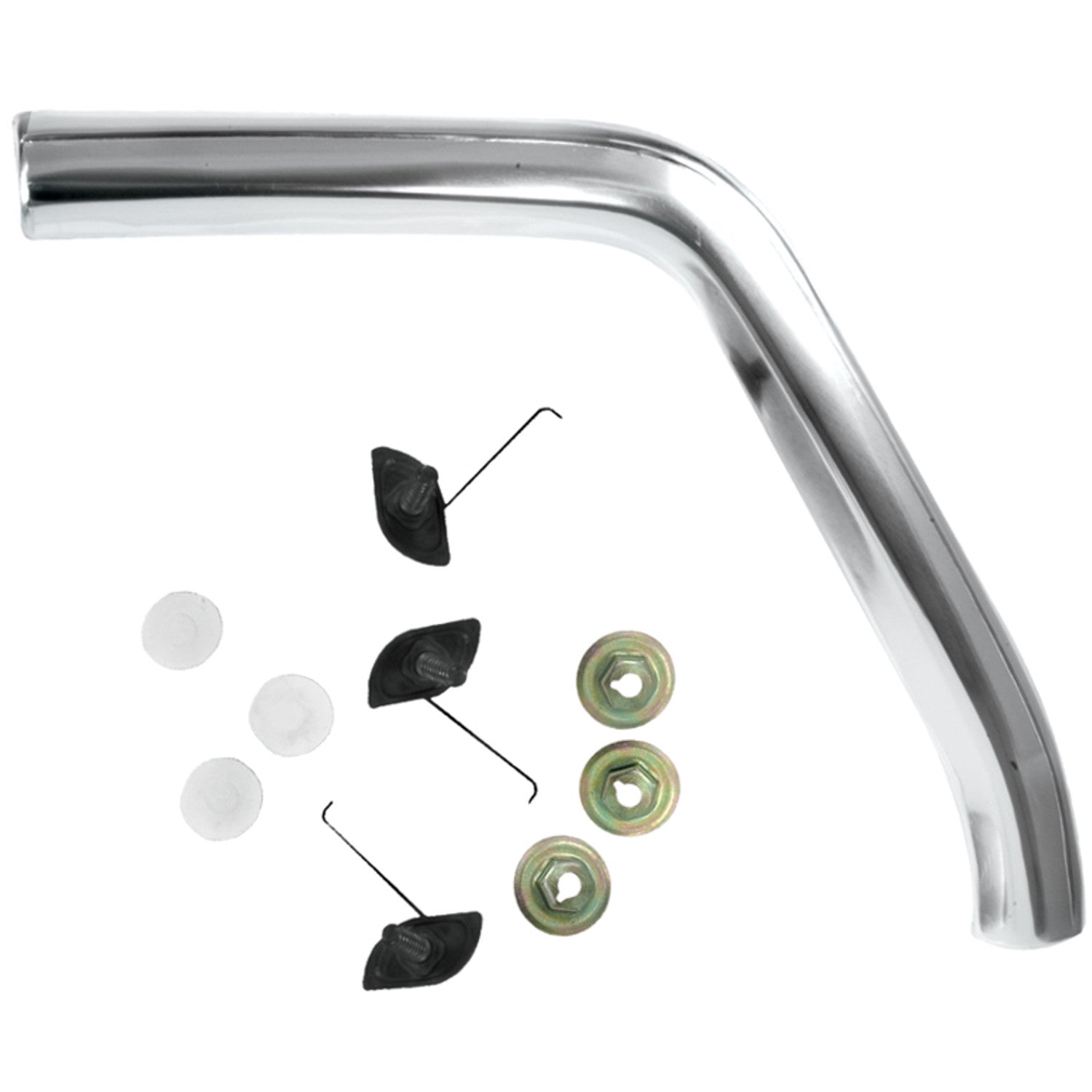 1971-74 Challenger Rear Tail Corner 1/4 Extension Molding w/ Clips Right Side