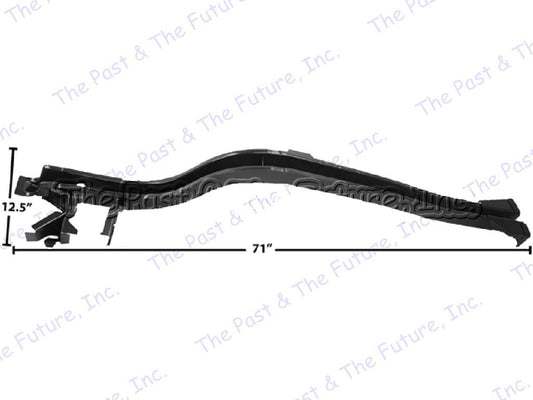 Rear Frame Rail - LH - Mopar - Weld Through Primer - MPFR7074-70L