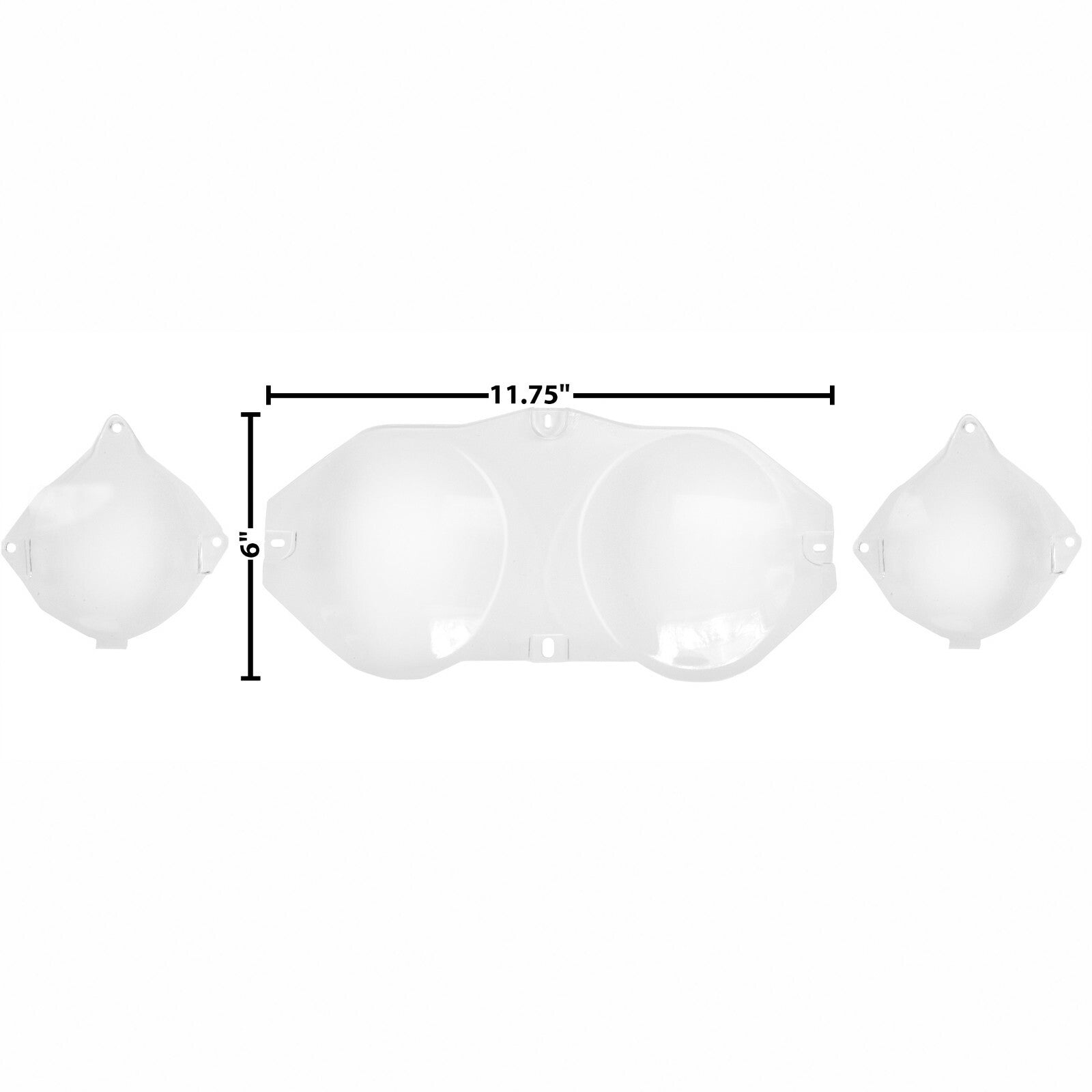 1969~1970 Ford Mustang Instrument Lens Set - Clear