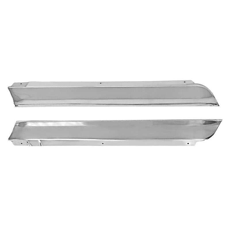 ROCKER MOLDING EXTENSION REAR 1966 GTO PAIR