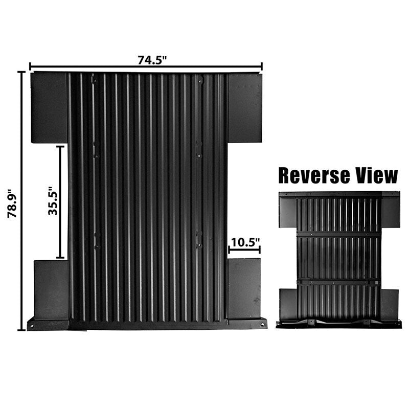 BED FLOOR ASSEMBLY SHORTBED 1967-72 FORD TRUCK (6.5 FT BED)