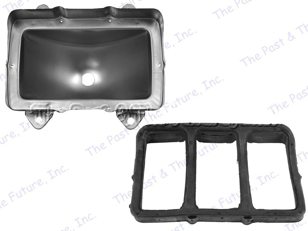 1969 69 Mustang Tail Lamp Light Housing & Seal Gasket - 2 PCS Set MSTL69-1+2