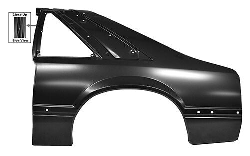 QUARTER PANEL LH 1991-93 FORD MUSTANG   COUPE HATCHBACK