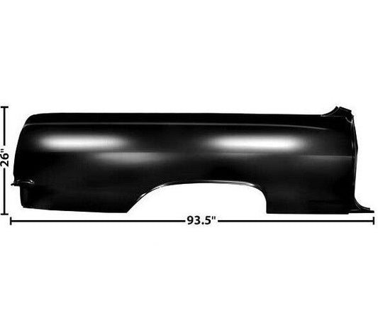 1964~1965 El Camino Quarter Panel Right Passenger Side EDP Coated Steel Dynacorn