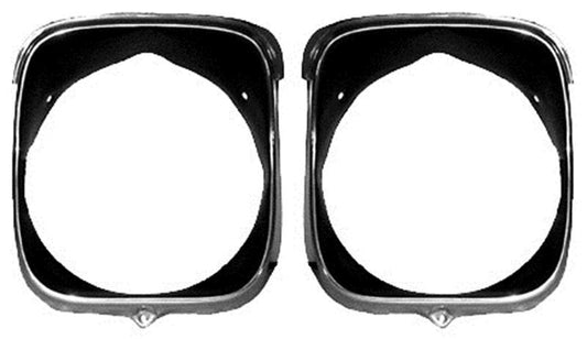 FRONT HEADLAMP BEZELS RH PASSENGER SIDE 1969 CHEVROLET CHEVELLE
