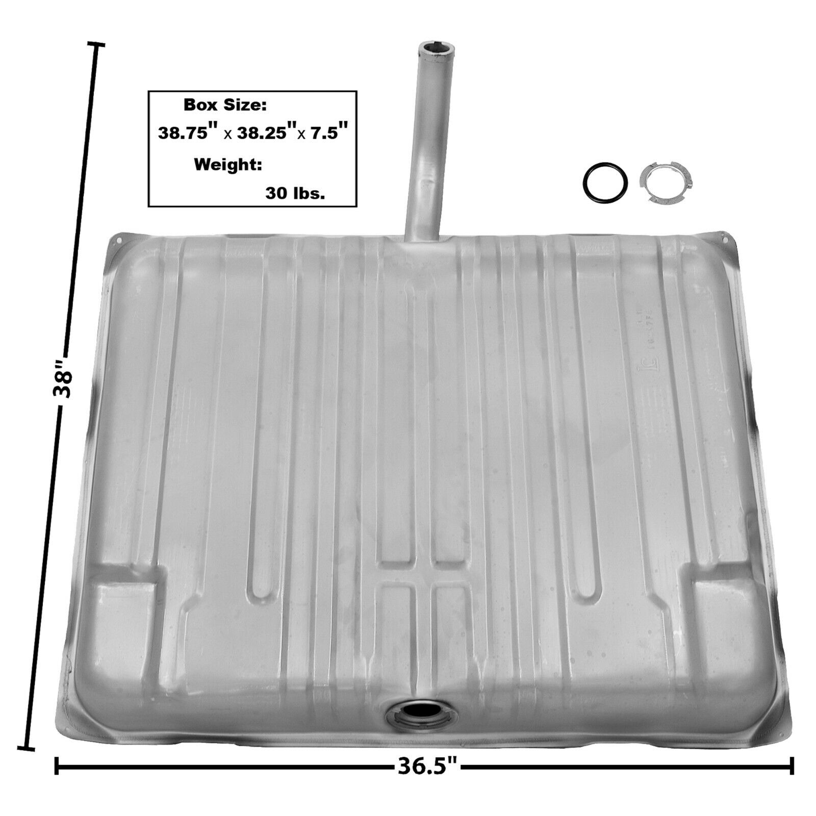 1964 Pontiac GTO Fuel Gas Tank 20 Gallon Galvanized w/Fill Neck wo/Vent Pipe