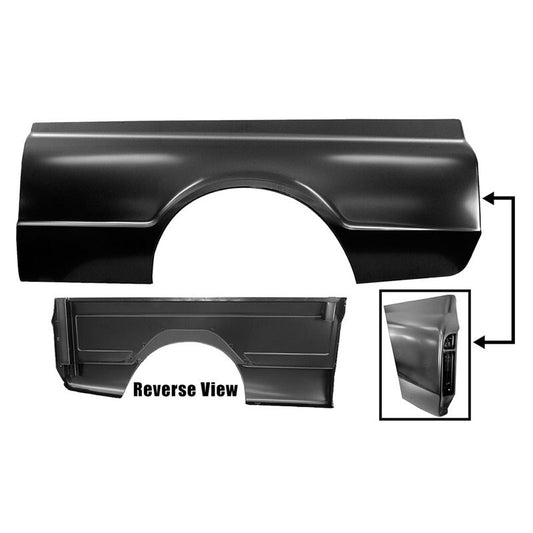 BEDSIDE PANEL LH 1967 CHEVROLET TRUCK (FLEETSIDE) 6' ft BED