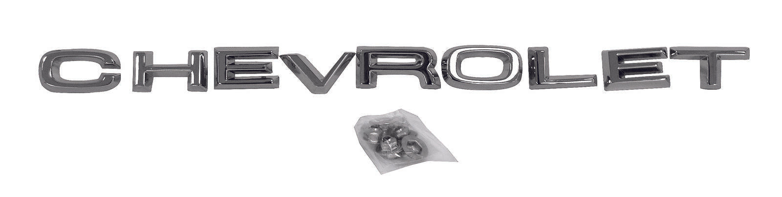 1967 1968 Chevy Pickup Truck Hood Emblem "CHEVROLET" Dynacorn