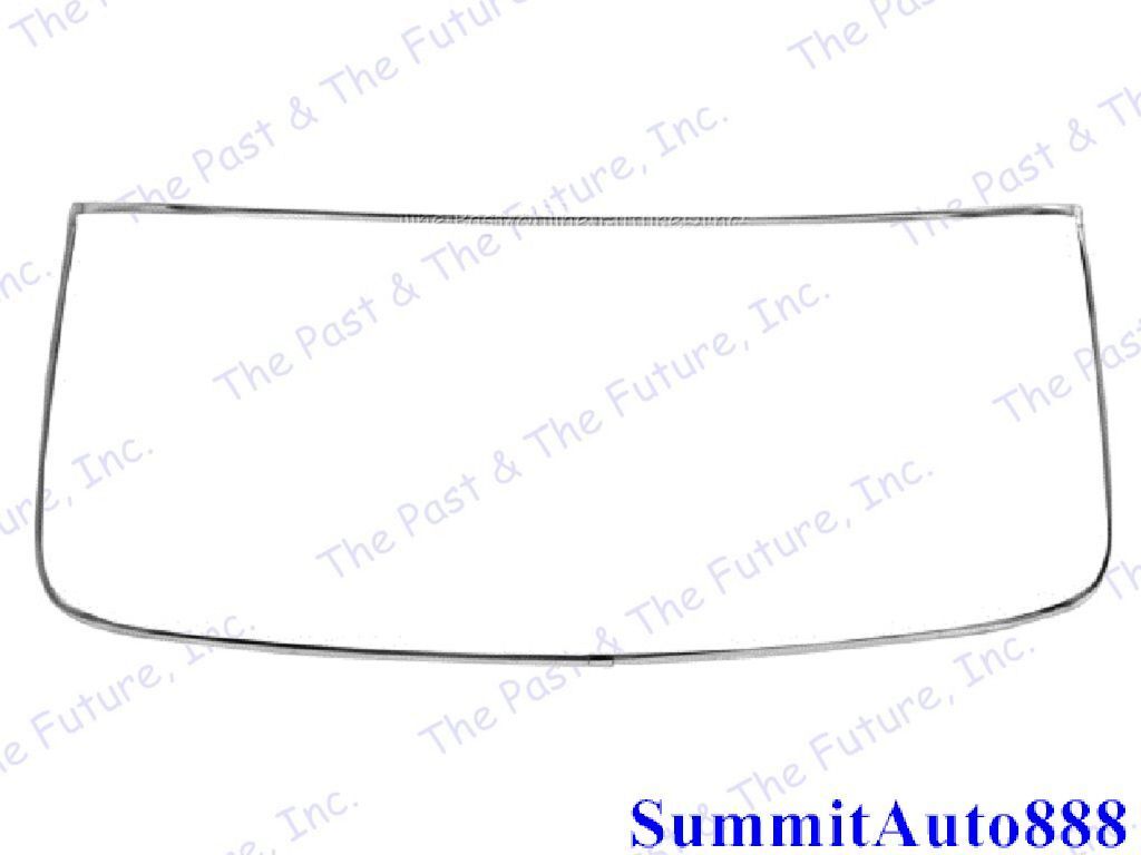 1971~1972 Chevy Pickup Truck Windshield Molding Stainless Steel 6PCS  w/3Clips 