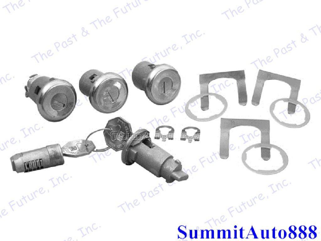 1966 66 Chevelle Ignition Door Glove Trunk Lock Kits CVLS66-3