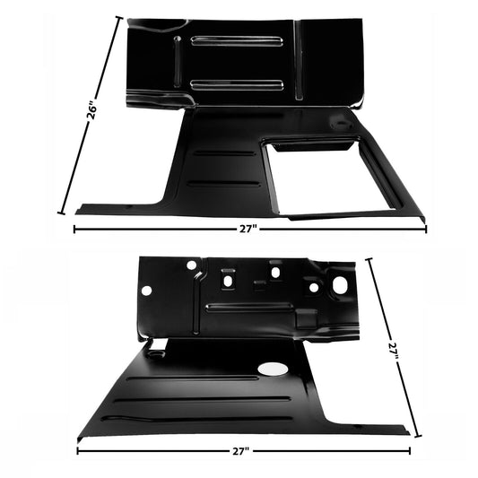 1947~1955 Chevy Pickup Truck Cab Front Floor Section Pair Right & Left Side